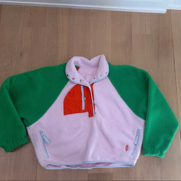 FP Movement by Free People Green and Pink Sweatshirt - Picture 4 of 5